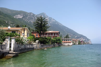 Gargnano südlichen Küste