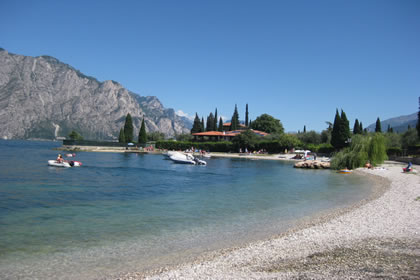 Malcesine Campagnola Strände