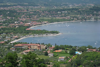 Manerba vista panoramica sul golfo